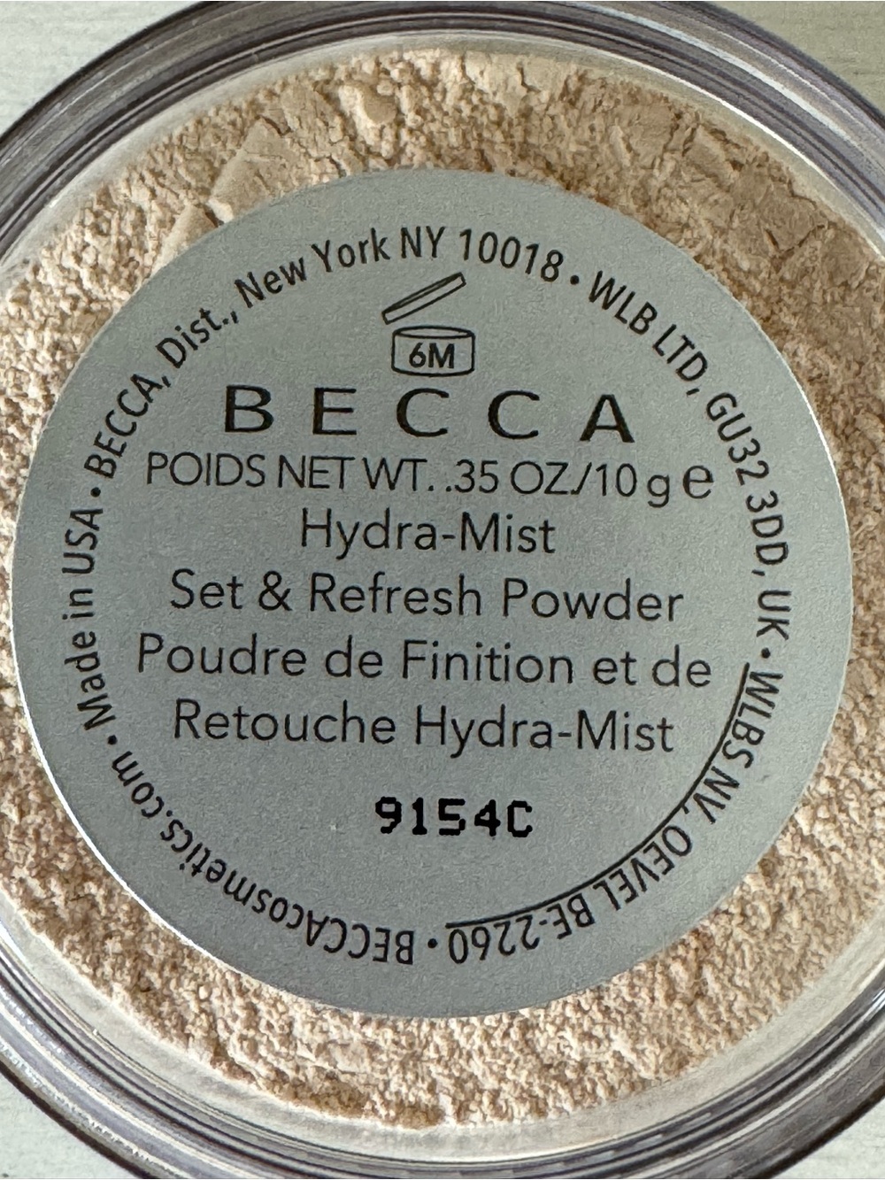 BECCA Hydra-Mist Set & Refresh Powder — Natural Beige